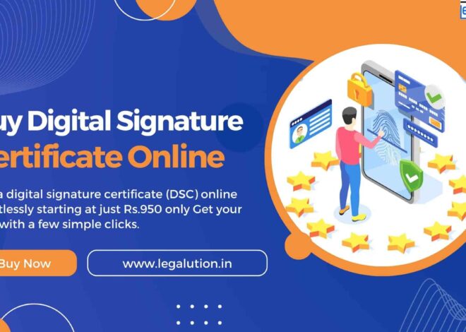 Buy Digital Signature Certificate Online